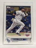 #110 Nelson Cruz Tampa Bay Rays 2022 Topps Opening Day Baseball Card