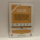 #181 Sterling Shepard  New York Giants 2019 Donruss Football Card HB
