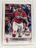 #173 Xander Bogaerts Boston Red Sox 2022 Topps Opening Day Baseball Card
