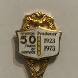 The Western Producer 50 Years 1923 1973 Newspaper Collectable Souvenir Spoon CP