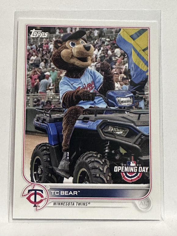 #M-13  TC Bear Minnesota Twins 2022 Topps Opening Day Baseball Card