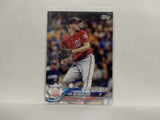 #346 Max Scherzer League Leaders Washington Nationals 2018 Topps Series 1 Baseball Card NZA