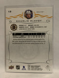 #13 Charlie McAvoy Boston Bruins 2018-19 Upper Deck Series One Hockey Card