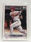 #114 Jakson Reetz Rookie Washington Nationals 2022 Topps Opening Day Baseball Card