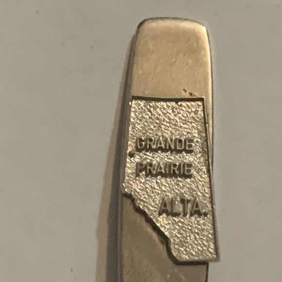 Grande Prairie Alberta Collectable Souvenir Spoon CP