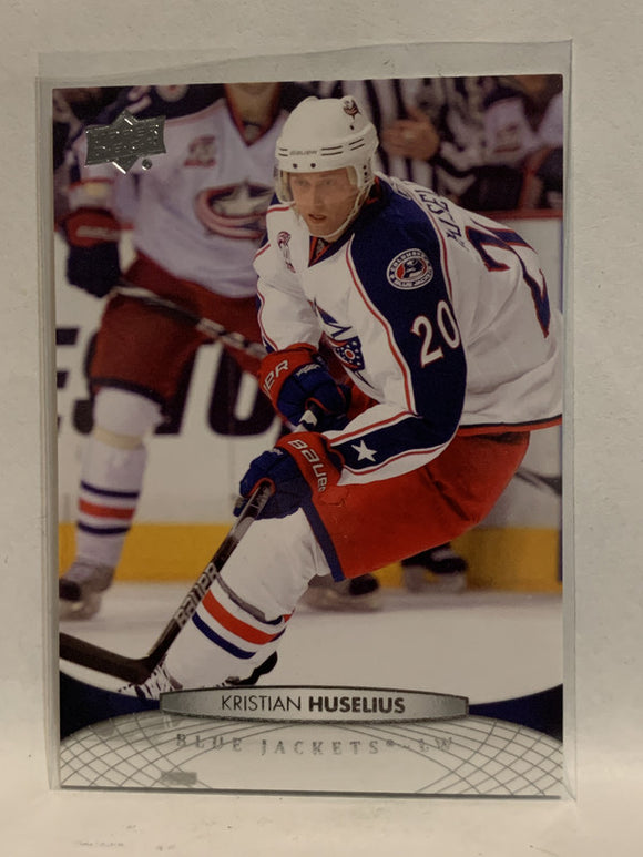 #147 Kristian Huselius Columbus Blue Jackets 2011-12 Upper Deck Series One Hockey Card