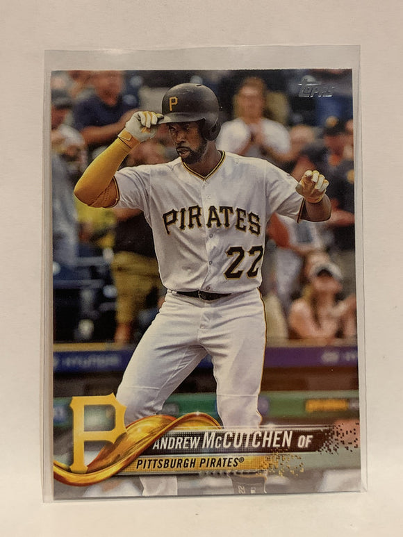 #200 Andrew McCutchen Pittsburgh Pirates 2018 Topps Series One  Baseball Card MLB