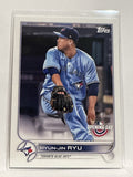 #189 Hyun-Jin Ryu Toronto Blue Jays 2022 Topps Opening Day Baseball Card