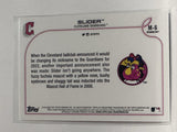 #M-6 Slider Cleveland Guardians 2022 Topps Opening Day Baseball Card
