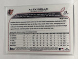 #23 Alex Wells Rookie Baltimore Orioles 2022 Topps Opening Day Baseball Card