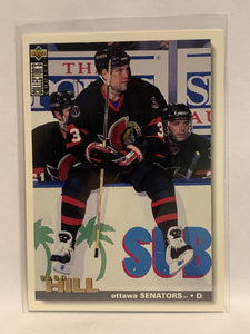 #65 Sean Hill Ottawa Senators 1995-96 Upper Deck Collector's Choice Hockey Card
