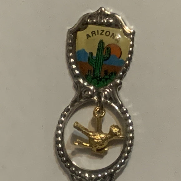 Arizona State Road Runner Bird Collectable Souvenir Spoon CP