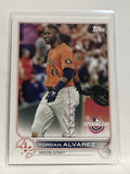 #106 Yordan Alvarez Houston Astros 2022 Topps Opening Day Baseball Card