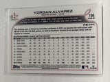 #106 Yordan Alvarez Houston Astros 2022 Topps Opening Day Baseball Card