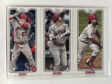 #TPC 1 Rendon Ohtani Trout Los Angeles Angels 2022 Topps Opening Day Baseball Card