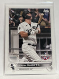 #72 Gavin Sheets Rookie Chicago White Sox 2022 Topps Opening Day Baseball Card