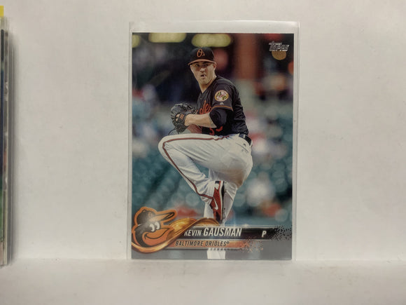 #343 Kevin Gausman Baltimore Orioles 2018 Topps Series 1 Baseball Card NZB