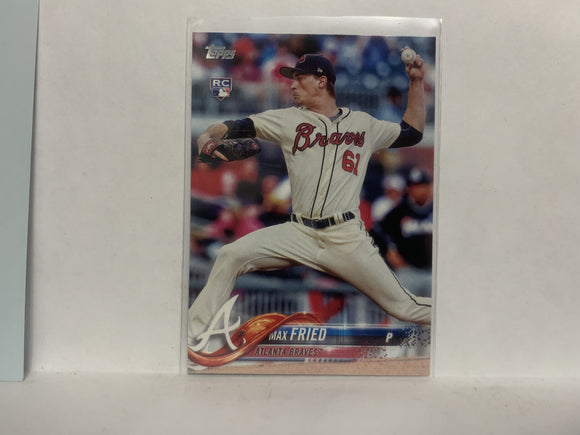 #316 Max Fried Rookie Atlanta Braves 2018 Topps Series 1 Baseball Card NZC