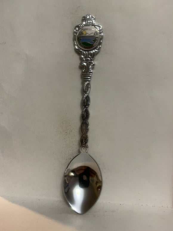 Midnight Twilight North Central Alberta Souvenir Spoon