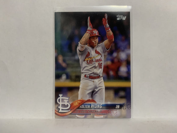 #347 Kolton Wong St Louis Cardinals 2018 Topps Series 1 Baseball Card NZC