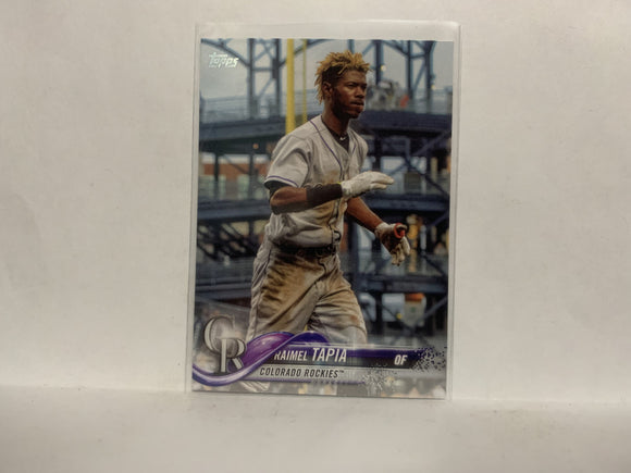 #313 Raimel Tapia Colorado Rockies 2018 Topps Series 1 Baseball Card NZC