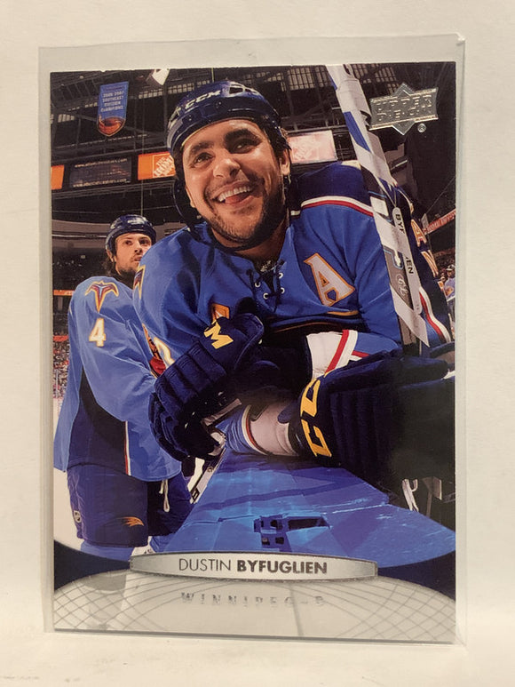 #1 Dustin Byfuglien Winnipeg Jets 2011-12 Upper Deck Series One Hockey Card