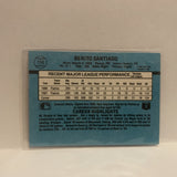 #114 Benito Santiago San Diego Padres 1988 Donruss Baseball Card HD