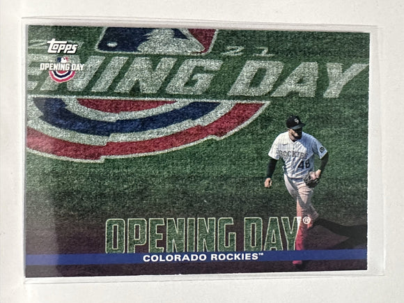 #OD-6 Opening Day Colorado Rockies 2022 Topps Opening Day Baseball Card