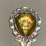 Edmonton Alberta Wild Rose Flower Collectable Souvenir Spoon CQ