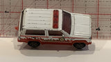 White Fire Chief Jeep Cherokee Matchbox Toy Diecast Car