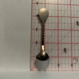 Edmonton Alberta Wild Rose Flower Collectable Souvenir Spoon CQ