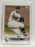 #65 Julio Urias Los Angeles Dodgers 2022 Topps Opening Day Baseball Card