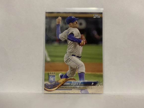 #318 Danny Duffy Kansas City Royals 2018 Topps Series 1 Baseball Card NZC