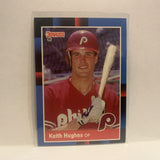 #643 Keith Wills Hughes Philadelphia Phillies 1988 Donruss Baseball Card HD