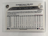 #174 Christian Yelich Milwaukee Brewers 2022 Topps Opening Day Baseball Card