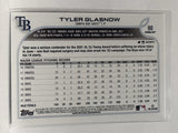 #90 Tyler Glasnow Tampa Bay Rays 2022 Topps Opening Day Baseball Card