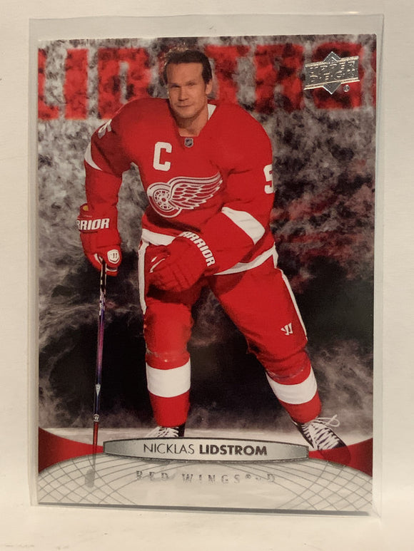 #133 Nicklas Lidstrom Detroit Red Wings 2011-12 Upper Deck Series One Hockey Card