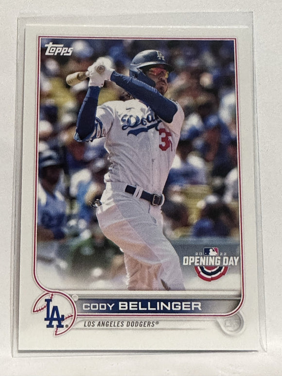 #53 Cody Bellinger Los Angeles Dodgers 2022 Topps Opening Day Baseball Card