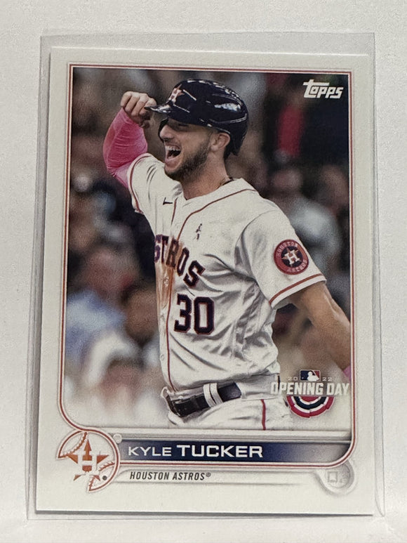 #16 Kyle Tucker Houston Astros 2022 Topps Opening Day Baseball Card