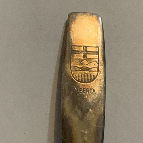 Camrose Alta Crest Emblem Alberta Collectable Souvenir Spoon CQ