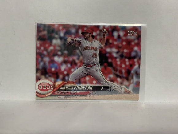 #301 Brandon Finnegan Cincinnati Reds 2018 Topps Series 1 Baseball Card NZC