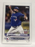 #25 Alek Manoah Future Stars Toronto Blue Jays 2022 Topps Opening Day Baseball Card