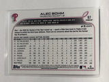 #97 Alec Bohm Future Stars Philadelphia Phillies 2022 Topps Opening Day Baseball Card