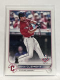 #166 Ernie Clement Rookie Cleveland Guardians 2022 Topps Opening Day Baseball Card