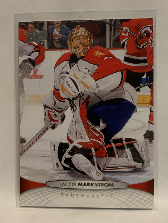 #122 Jacob Markstrom Florida Panthers 2011-12 Upper Deck Series One Hockey Card