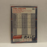 #290 Tony Phillips Oakland Athletics 1988 Fleer Baseball Card HD