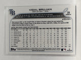 #39 Vidal Brujan Rookie Tampa Bay Rays 2022 Topps Opening Day Baseball Card