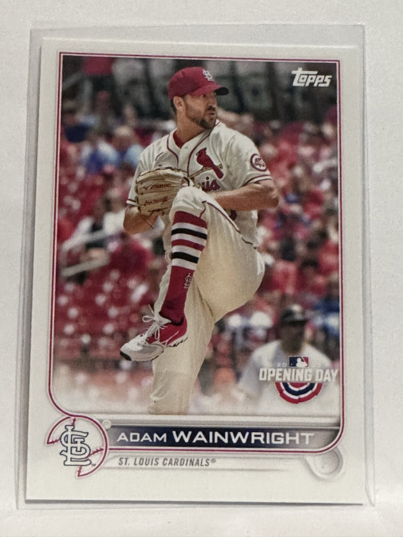 #94 Adam Wainwright St Louis Cardinals 2022 Topps Opening Day Baseball Card