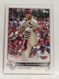 #94 Adam Wainwright St Louis Cardinals 2022 Topps Opening Day Baseball Card