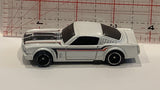 White '65 Mustang Fast Back Hot Wheels Toy Diecast Car